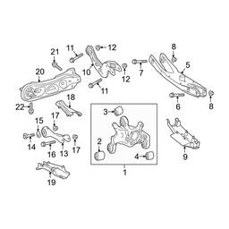 Mercedes Suspension Control Arm - Rear Driver Left 2423500300